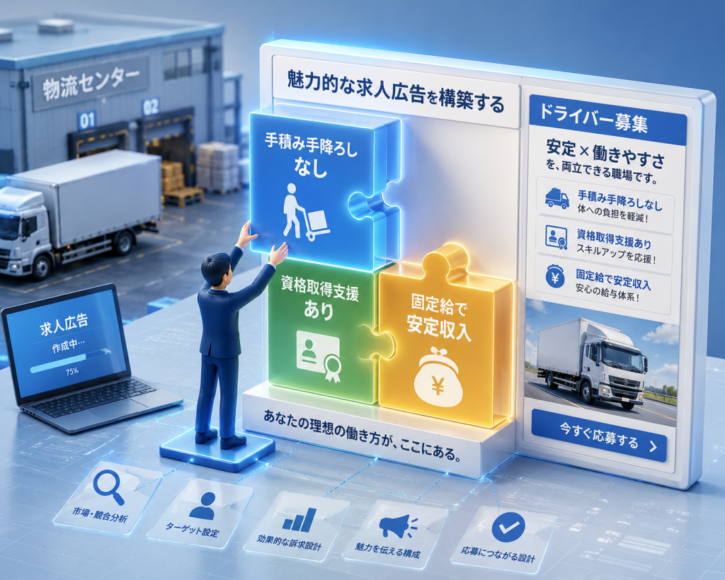 東海エリア！物流業界向けのバイトルNEXT・Indeedで応募を増やすための 「刺さる原稿の作り方」